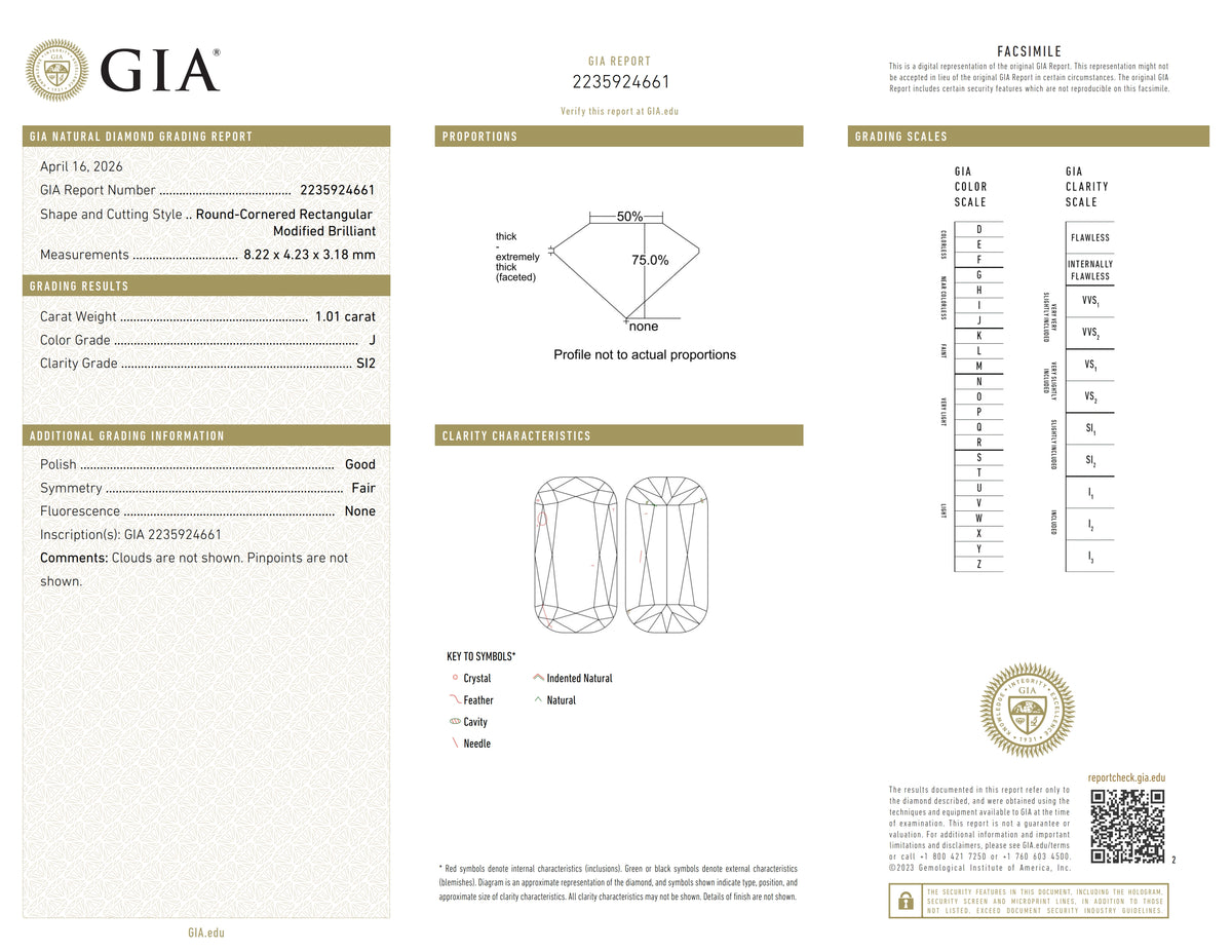 1.01ct | J/SI2 Cushion Shape Brilliant Cut Diamond (GIA) - Modern Rustic Diamond