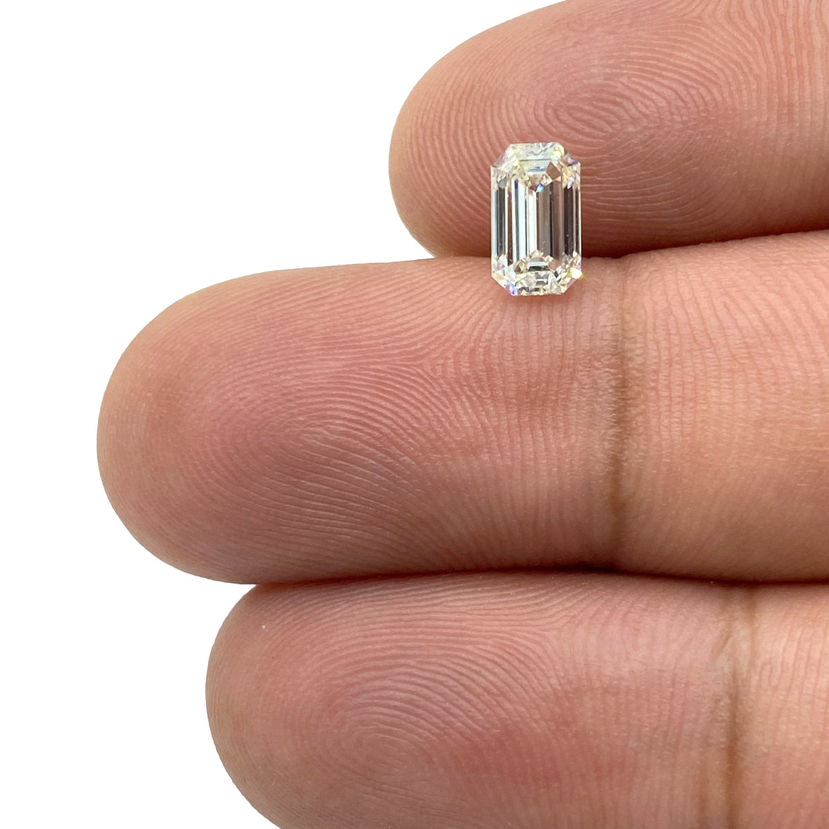 1.01ct | J/SI2 Emerald Shape Step Cut Diamond (IGI) - Modern Rustic Diamond