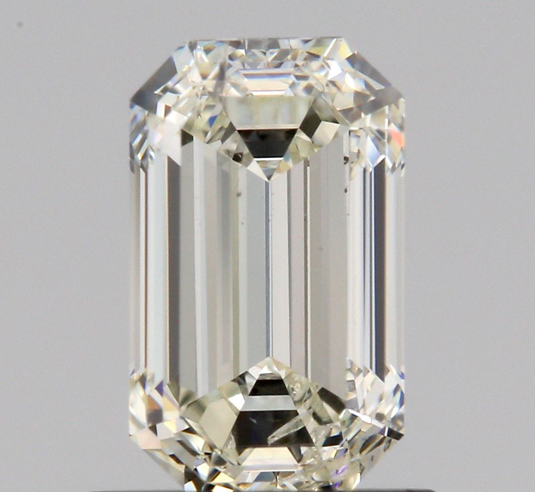 1.01ct | J/SI2 Emerald Shape Step Cut Diamond (IGI) - Modern Rustic Diamond