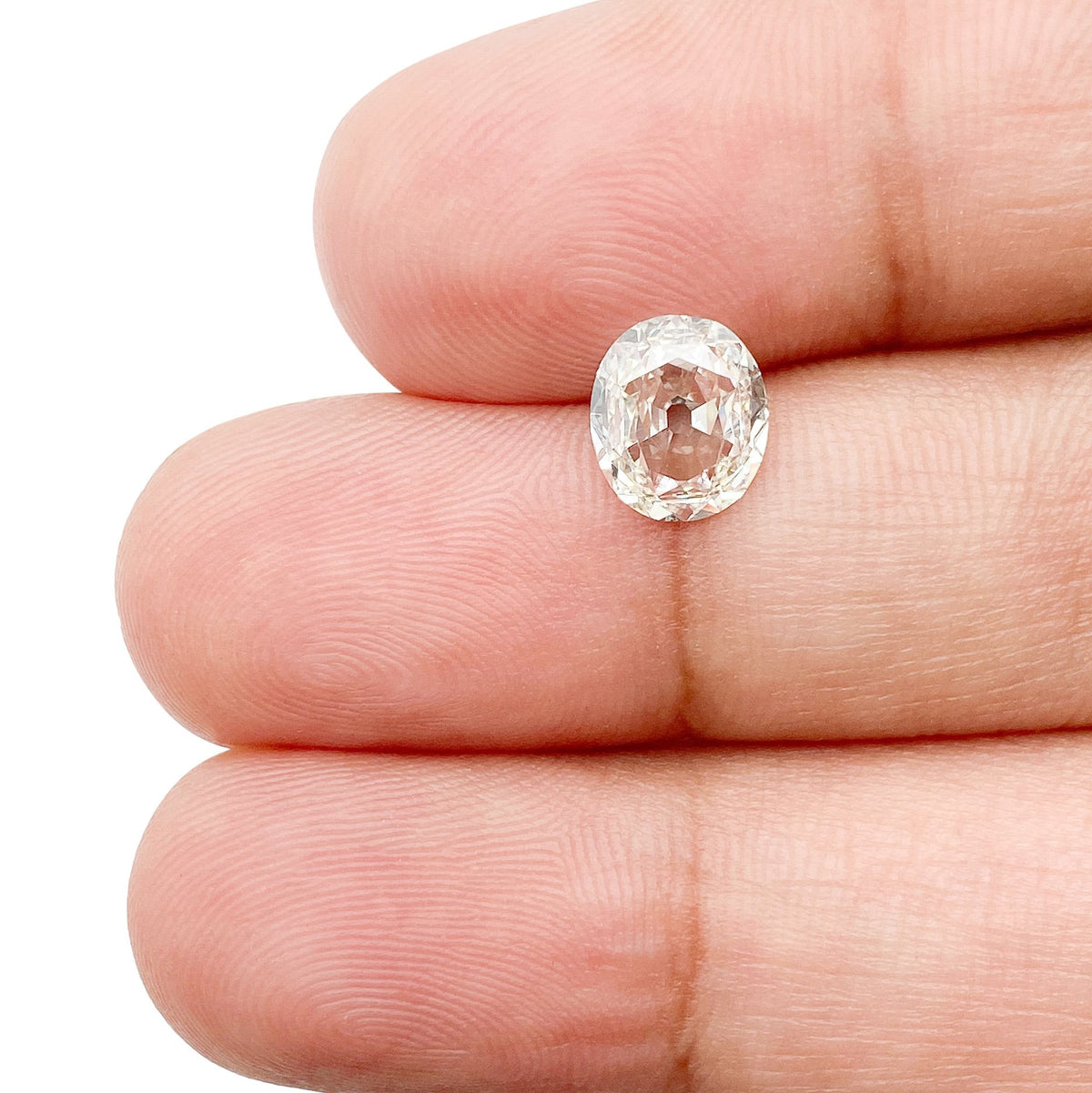 1.01ct | O-P/SI2 Oval Shape Old Mine Cut Diamond - Modern Rustic Diamond