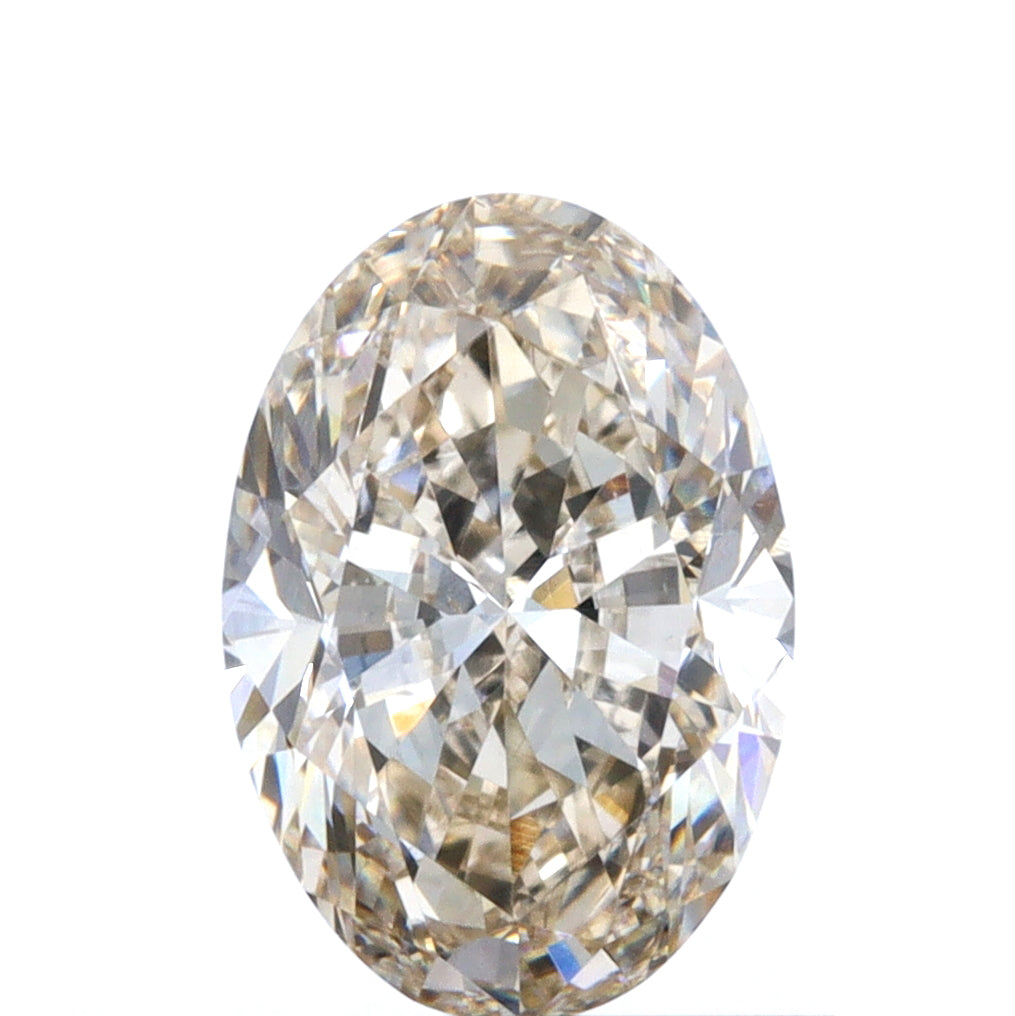 1.01ct | Champagne VS Oval Shape Brilliant Cut Diamond - Modern Rustic Diamond