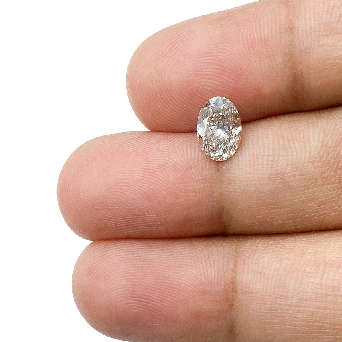 1.01ct | J-K/VVS Oval Shape Brilliant Cut Diamond - Modern Rustic Diamond