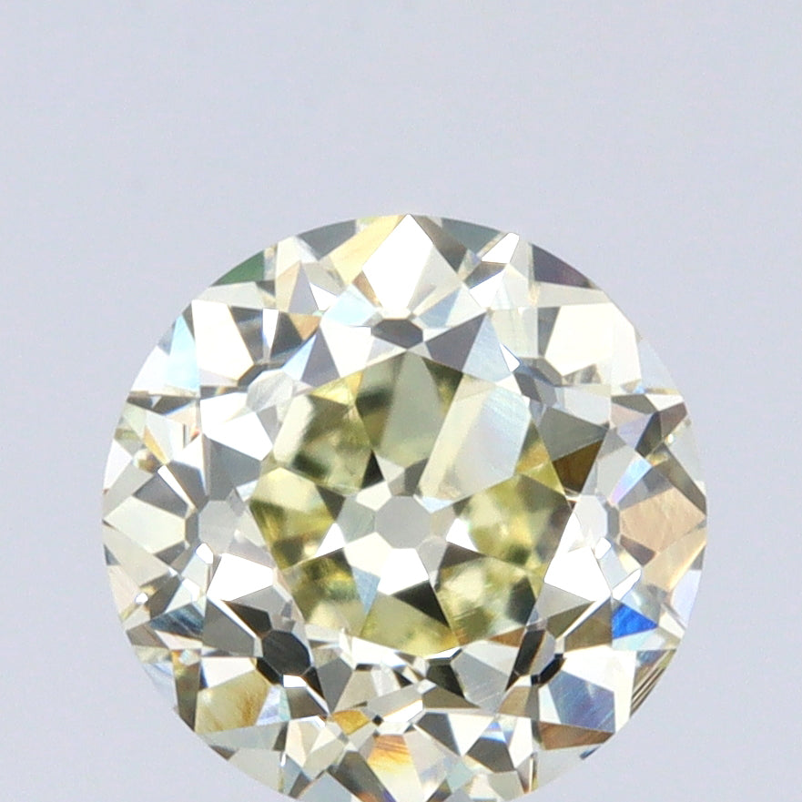 1.01ct | Light Color VS Round Shape Old European Cut Diamond - Modern Rustic Diamond