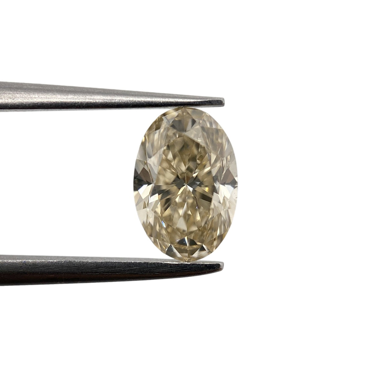 1.01ct | Champagne VVS Oval Shape Brilliant Cut Diamond - Modern Rustic Diamond