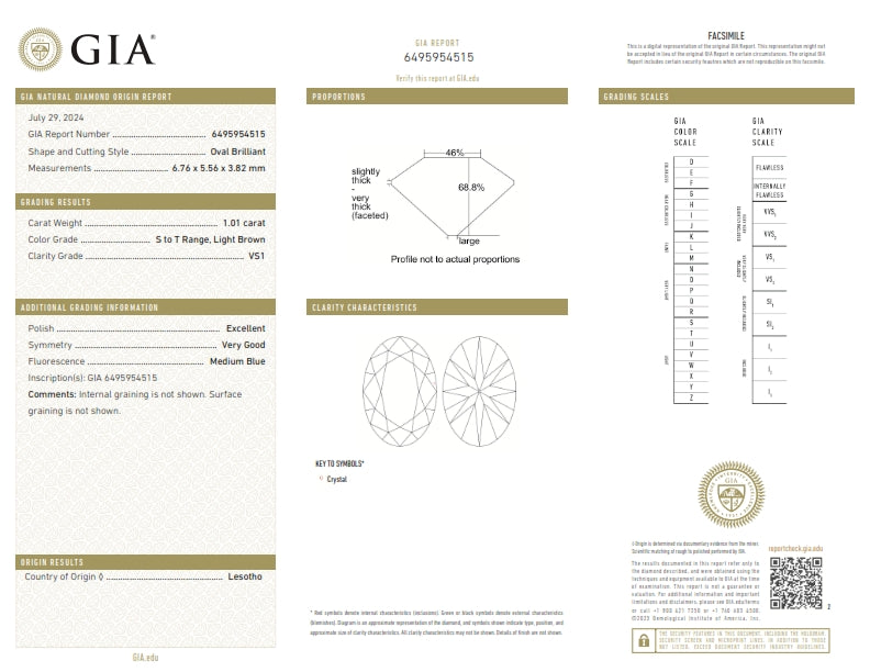 1.01ct | S-T/VS1 Oval Shape Old Mine Cut Diamond (GIA) - Modern Rustic Diamond