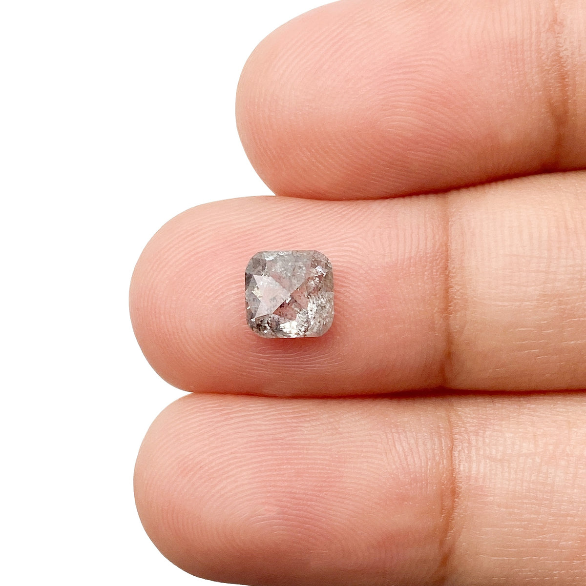 1.01ct | Rustic Cushion Shape Rose Cut Diamond - Modern Rustic Diamond