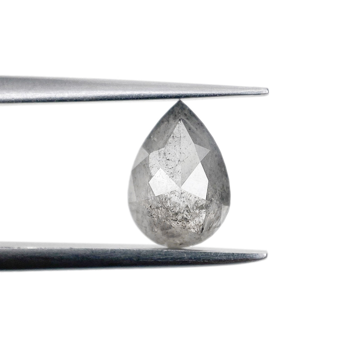 1.01ct | Rustic Pear Shape Rose Cut Diamond - Modern Rustic Diamond