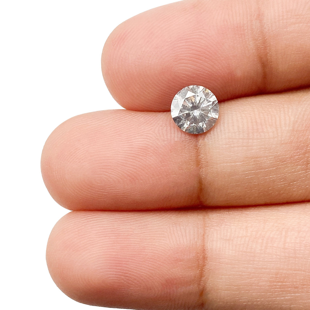 1.01ct | Rustic  Round Shape Brilliant Cut Diamond - Modern Rustic Diamond