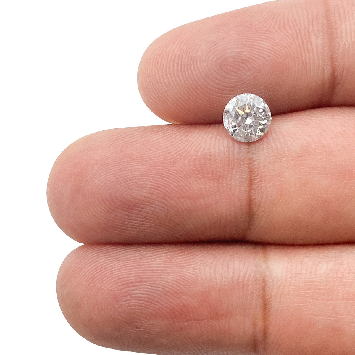 1.01ct | Rustic  Round Shape Brilliant Cut Diamond - Modern Rustic Diamond