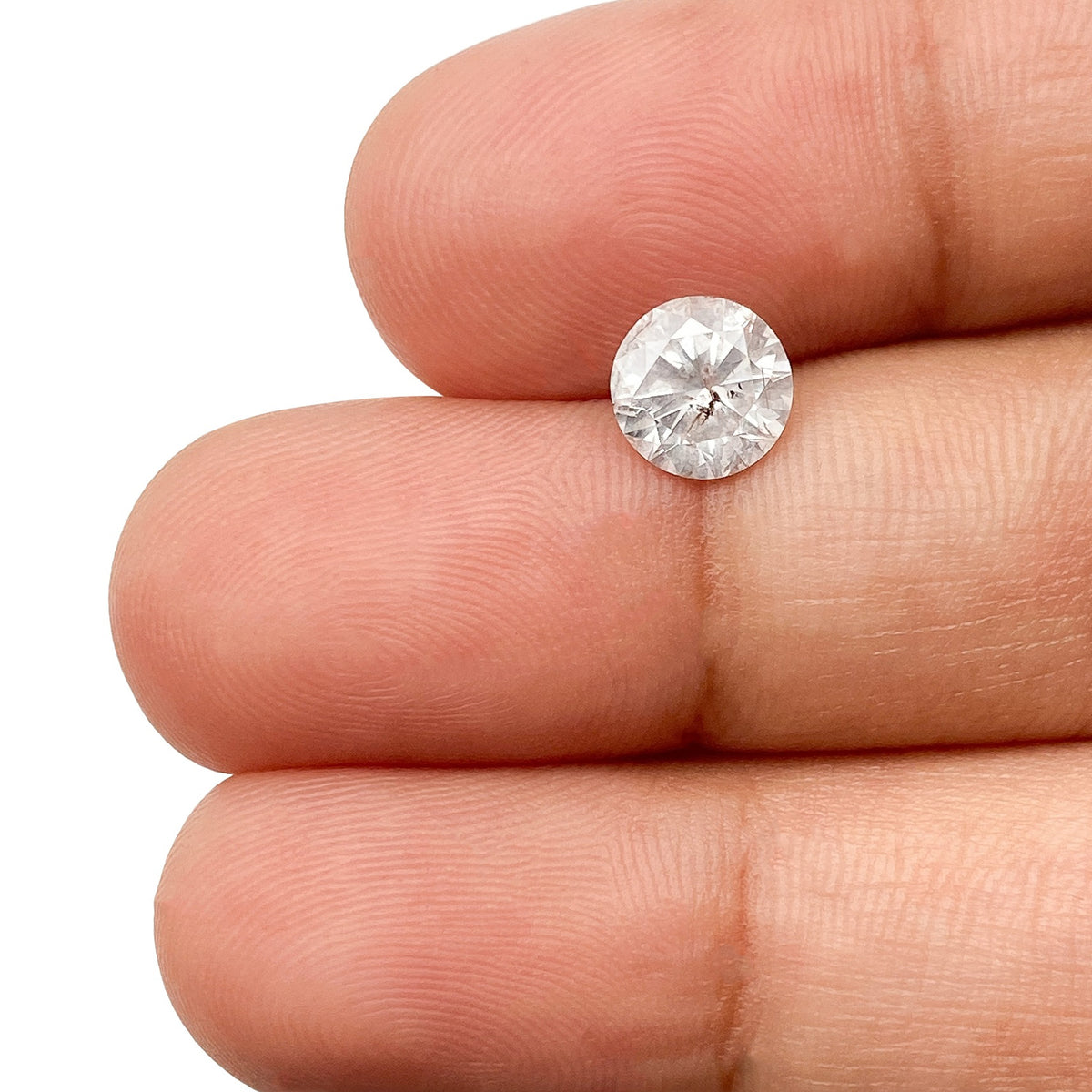 1.01ct | Rustic Round Shape Brilliant Cut Diamond - Modern Rustic Diamond