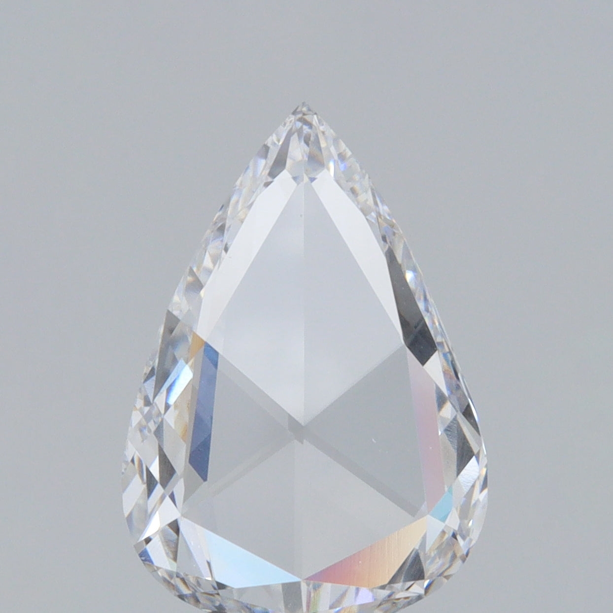 1.02ct | D/VS1 Pear Shape Rose Cut Diamond (GIA) - Modern Rustic Diamond