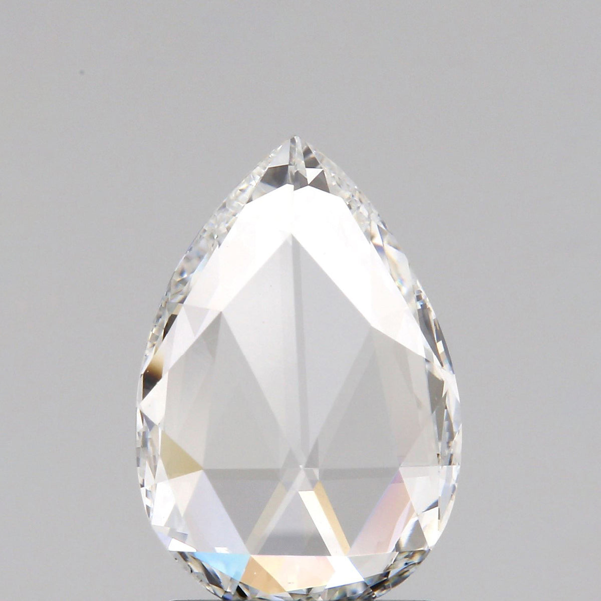1.02ct | E/VS2 Pear Shape Rose Cut Diamond (GIA) - Modern Rustic Diamond
