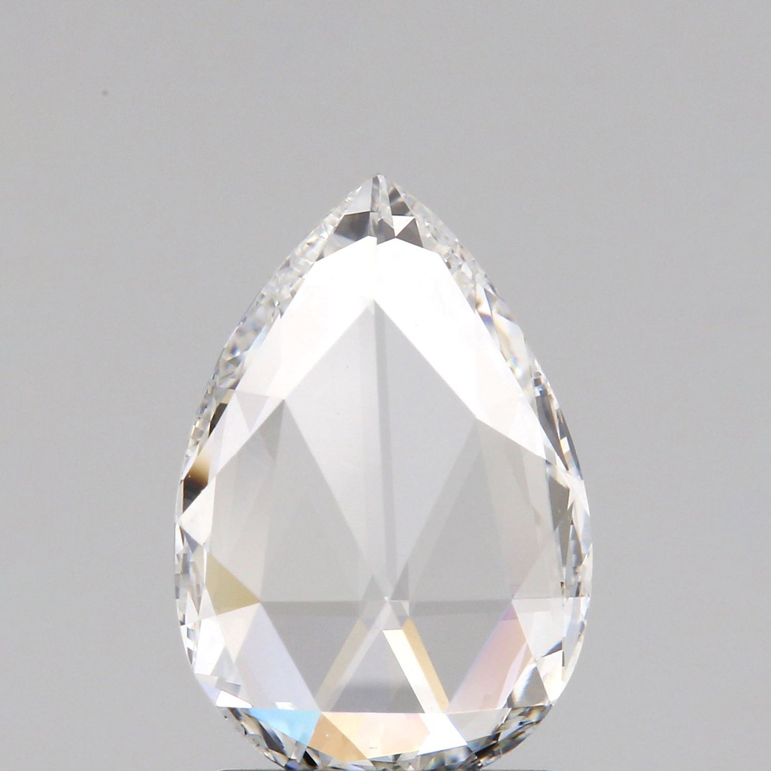 1.02ct | E/VS2 Pear Shape Rose Cut Diamond (GIA) - Modern Rustic Diamond