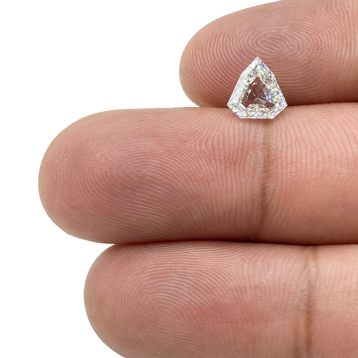 1.02ct | I/VVS2 Shield Shape Step Cut Diamond (GIA) - Modern Rustic Diamond