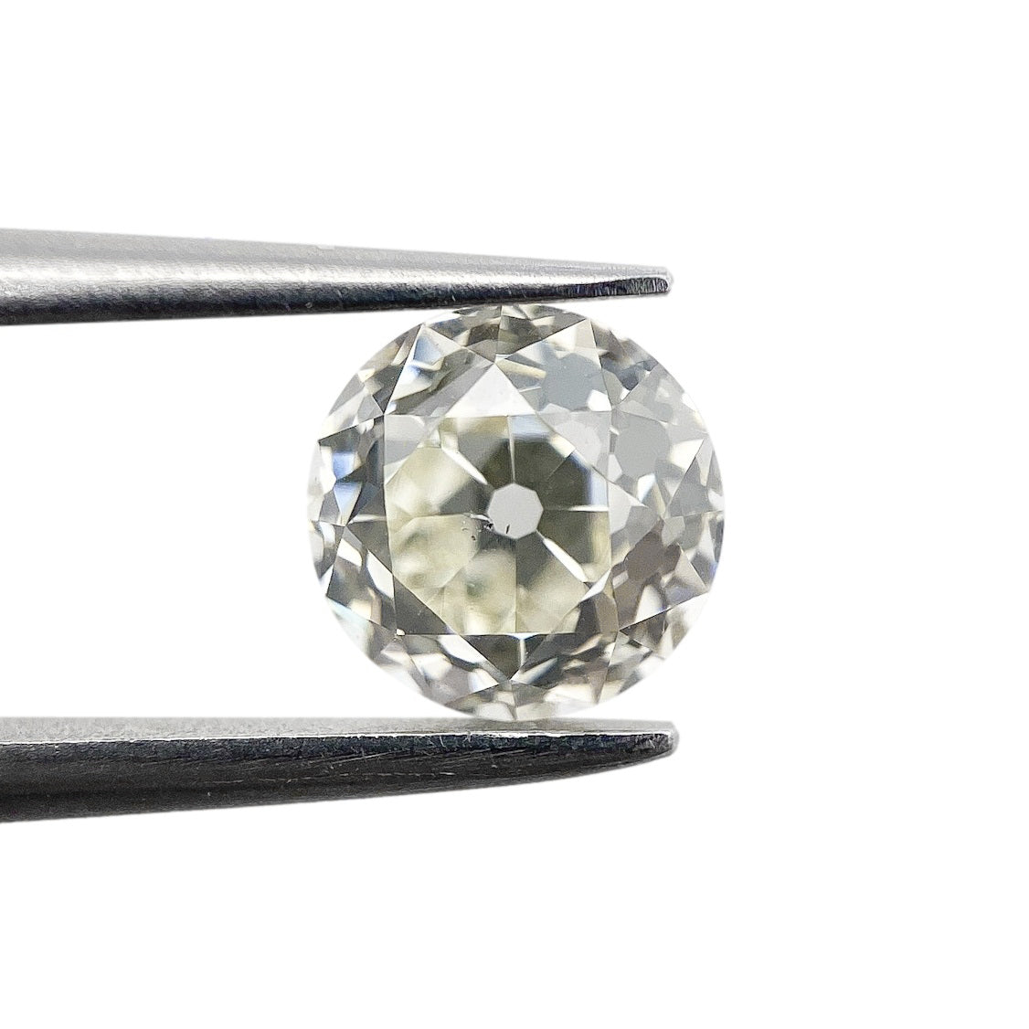 1.02ct | K/SI1 Round Shape Vintage Old European Cut Diamond (IGI) - Modern Rustic Diamond