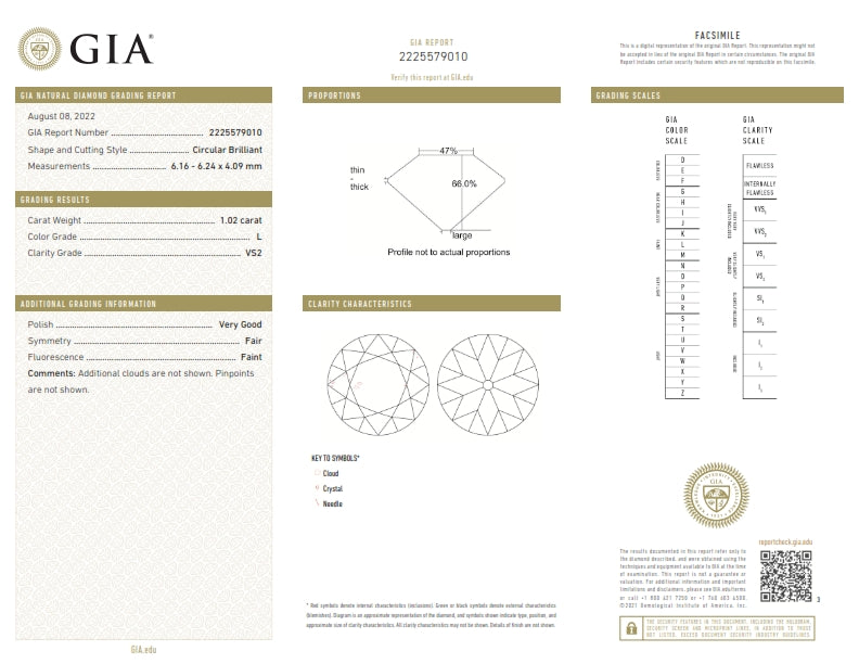 1.02ct | L/VS2 Round Shape Old European Cut Diamond (GIA) - Modern Rustic Diamond