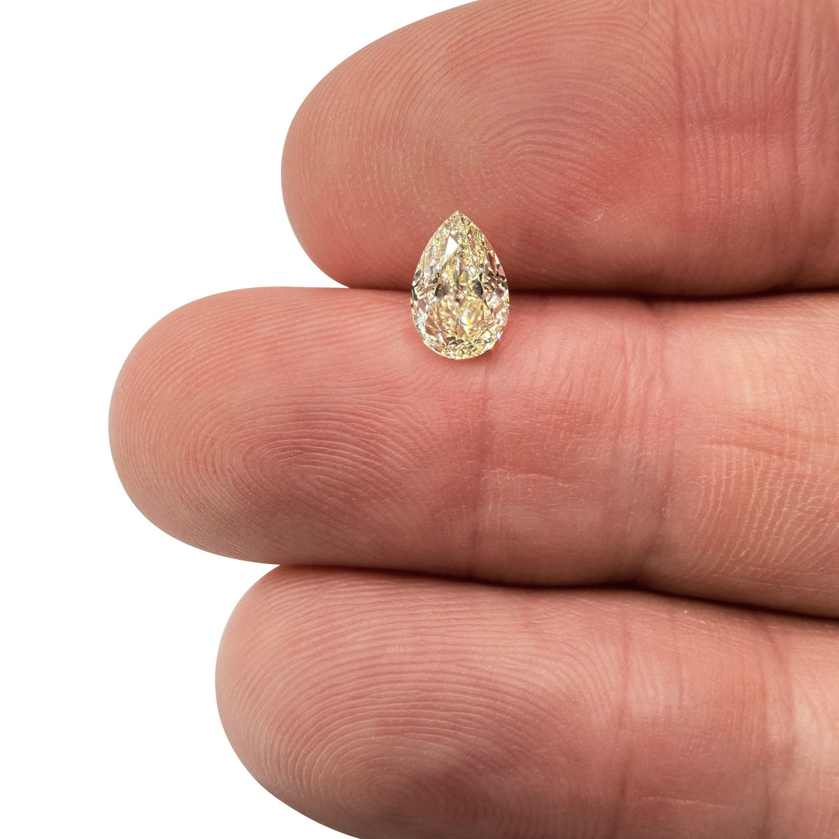 1.02ct | N/VS1 Pear Shape Brilliant Cut Diamond (GIA) - Modern Rustic Diamond