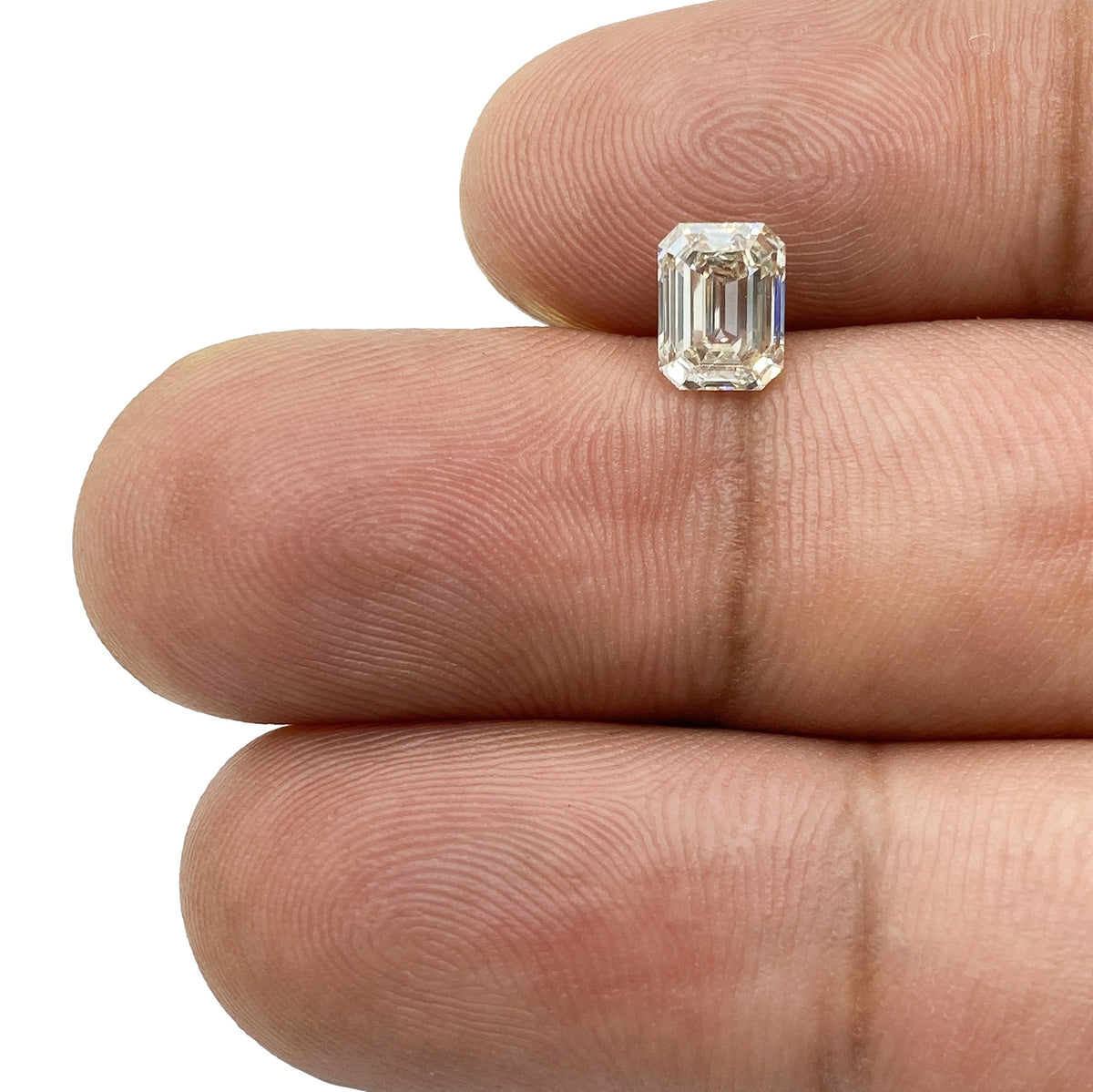 1.02ct | O-P/SI2 Emerald Shape Step Cut Diamond (GIA) - Modern Rustic Diamond