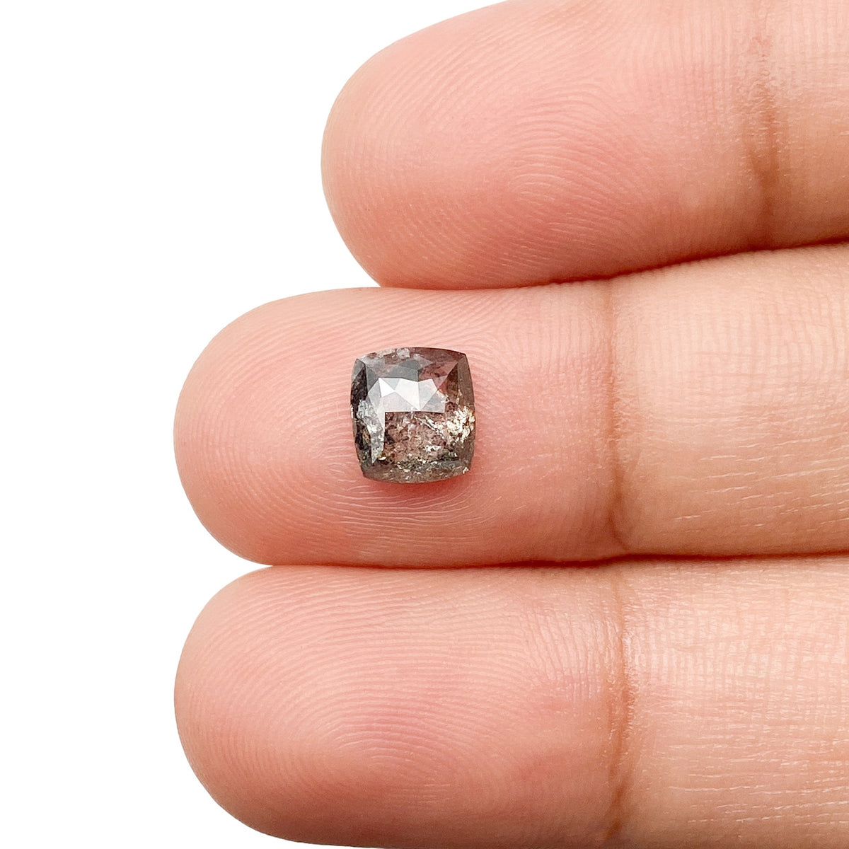 1.02ct | Rustic Cushion Shape Rose Cut Diamond - Modern Rustic Diamond