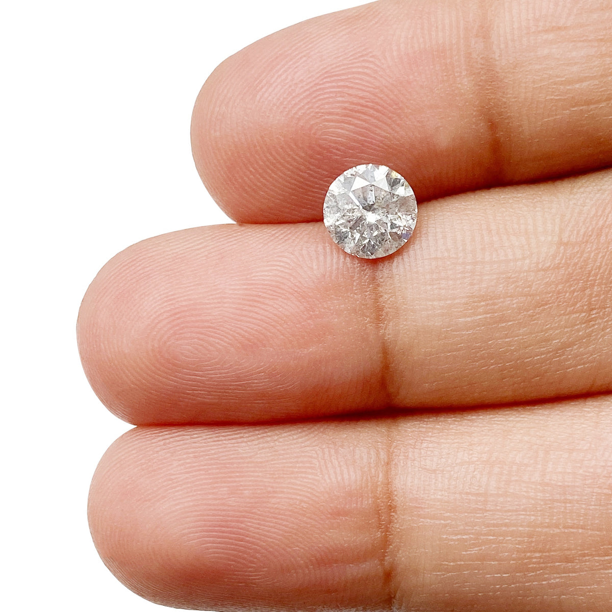 1.02ct | Rustic  Round Shape Brilliant Cut Diamond - Modern Rustic Diamond