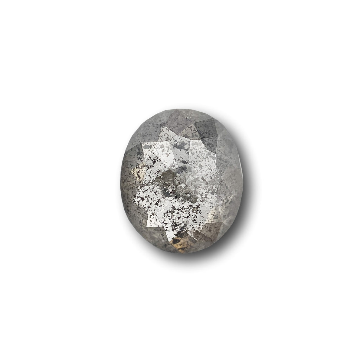 1.34ct | Rustic Oval Shape Rose Cut Diamond - Modern Rustic Diamond