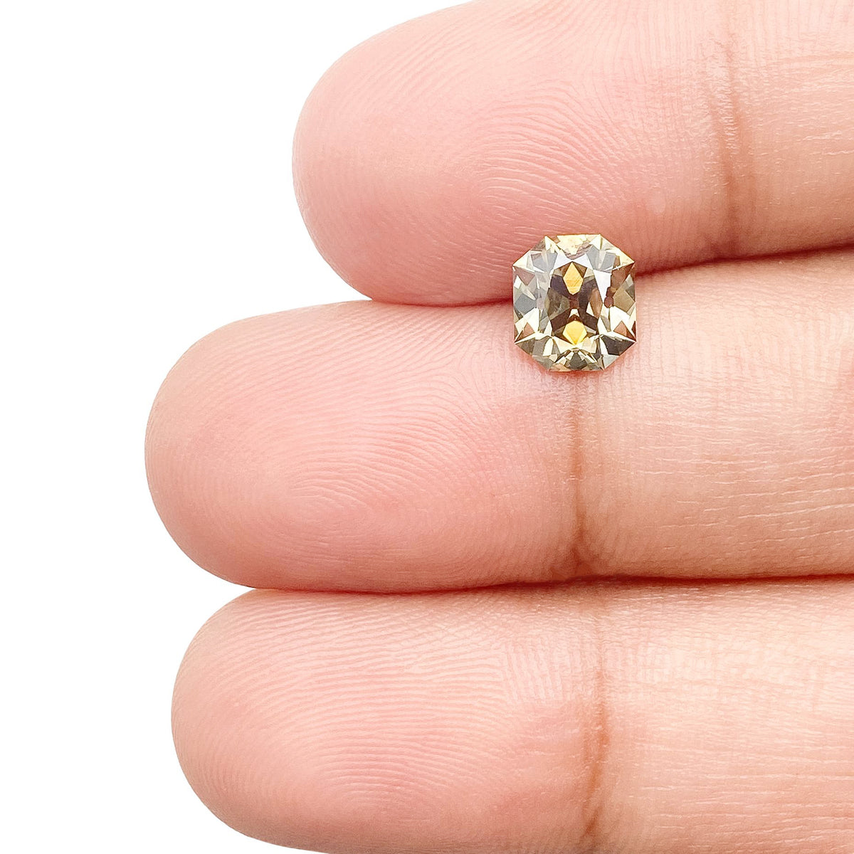 1.03ct | Champagne VS1 Old Miner Shape Old Mine Cut Diamond (GIA) - Modern Rustic Diamond