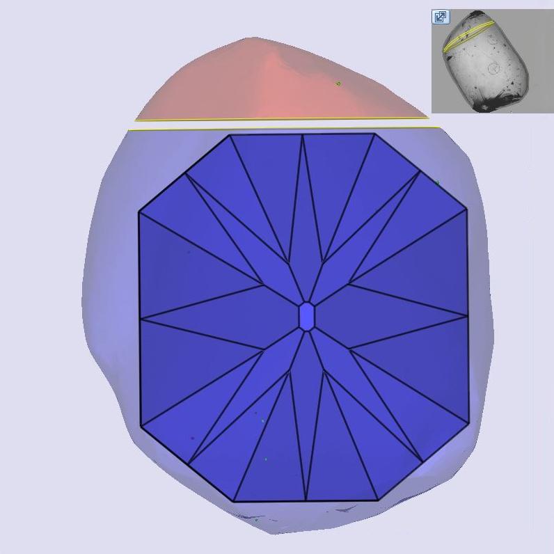 1.03ct | Champagne VS1 Old Miner Shape Old Mine Cut Diamond (GIA) - Modern Rustic Diamond