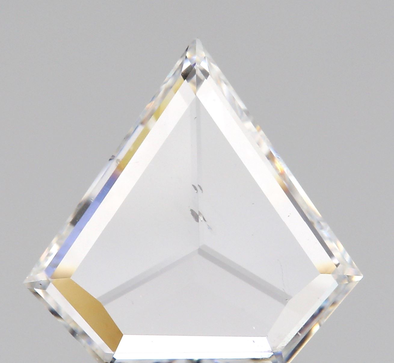 1.03ct | F/SI1 Shield Shape Rose Cut Diamond (SSEF) - Modern Rustic Diamond