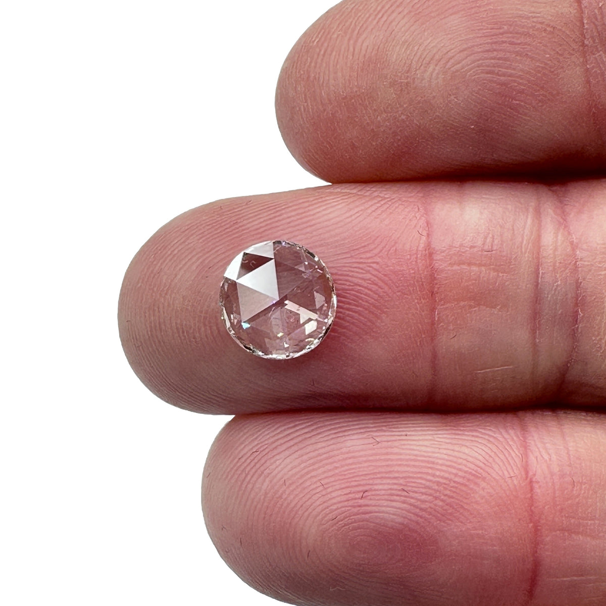 1.03ct | I/VVS1 Round Shape Rose Cut Diamond-Modern Rustic Diamond