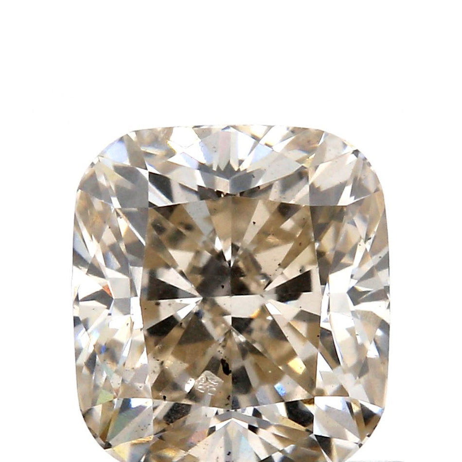 1.03ct | Light Brown SI Cushion Shape Brilliant Cut Diamond - Modern Rustic Diamond