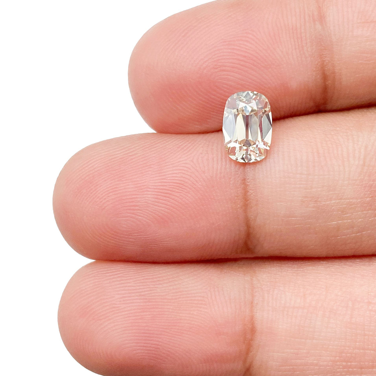 1.03ct | S-T/VS2 Cushion Shape Old Mine Cut Diamond (GIA) - Modern Rustic Diamond