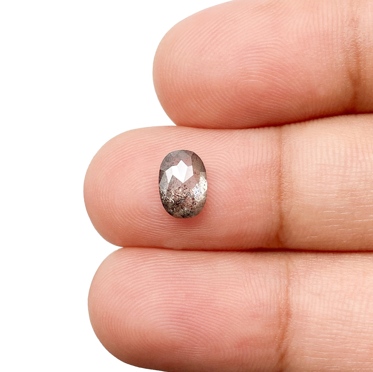 1.03ct | Rustic Oval Shape Rose Cut Diamond - Modern Rustic Diamond