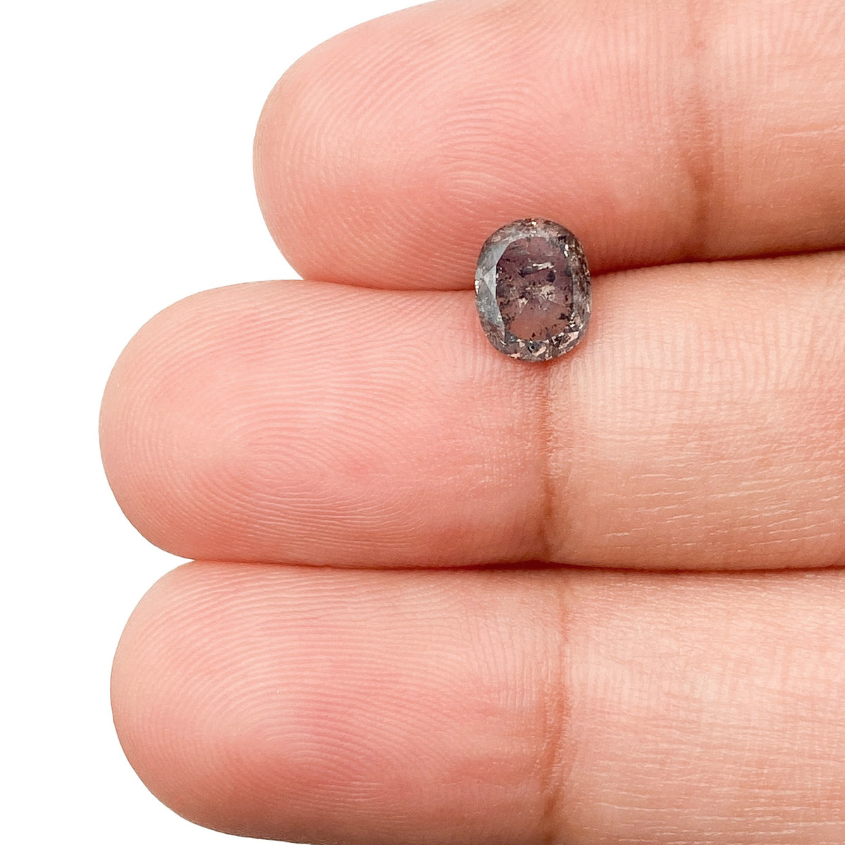 1.03ct | Rustic Oval Shape Rose Cut Diamond - Modern Rustic Diamond