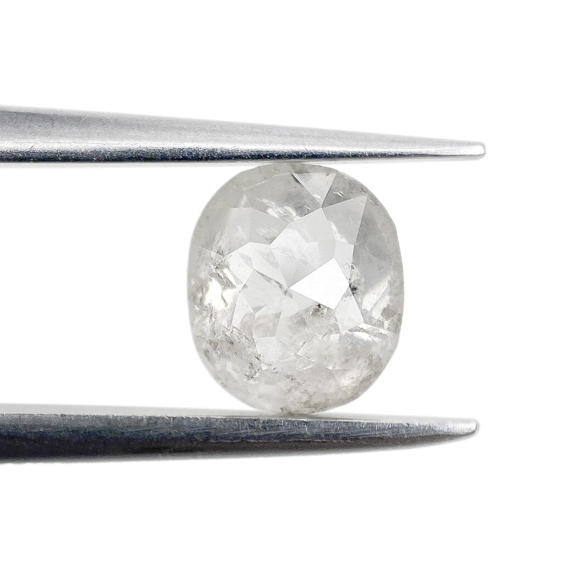 1.03ct | Rustic  Oval Shape Rose Cut Diamond - Modern Rustic Diamond
