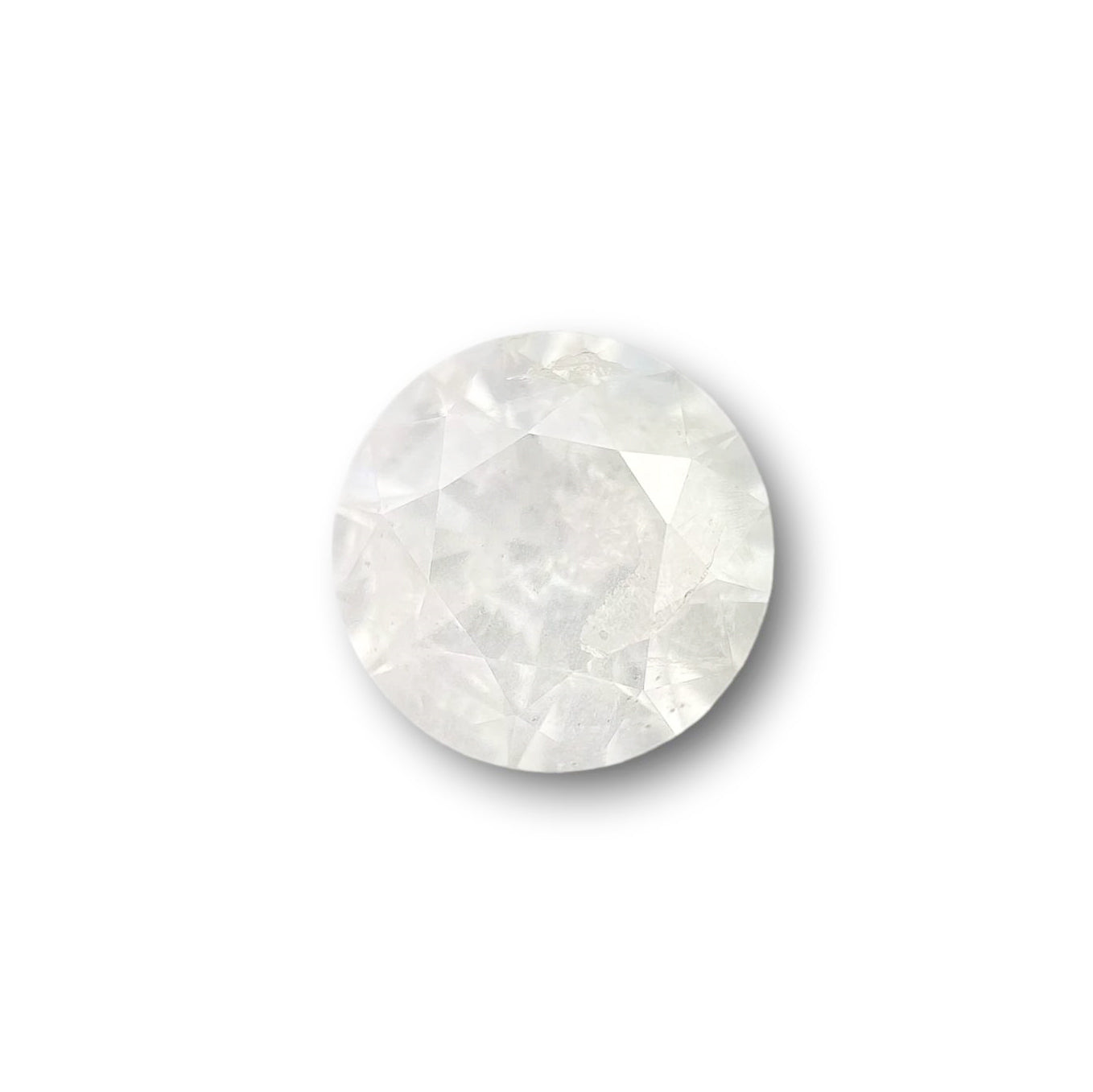 1.03ct | Salt & Pepper Round Shape Brilliant Cut Diamond - Modern Rustic Diamond