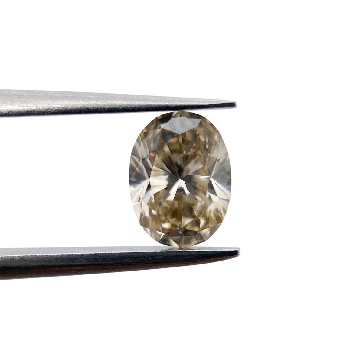 1.04ct | Champagne VVS Oval Shape Brilliant Cut Diamond - Modern Rustic Diamond