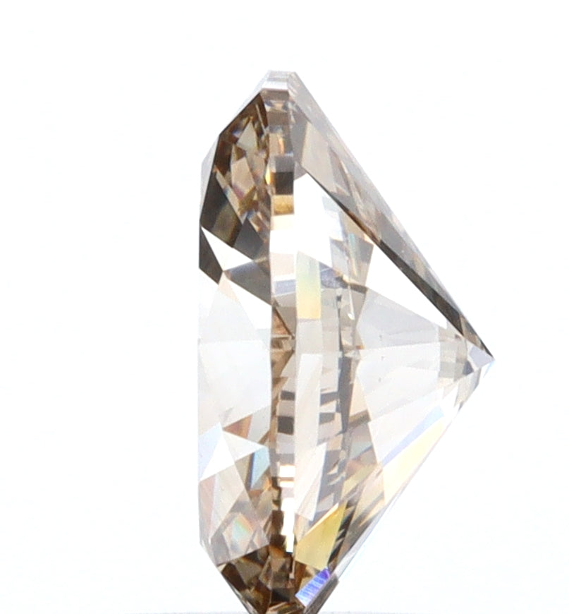 1.04ct | Champagne VVS Oval Shape Brilliant Cut Diamond - Modern Rustic Diamond