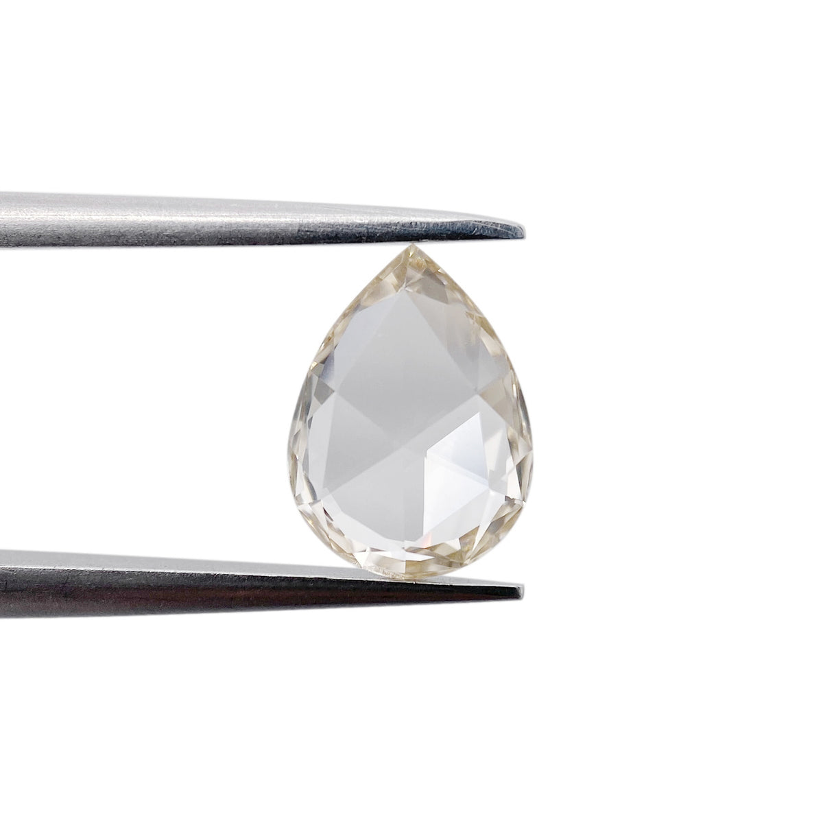 1.04ct | Champagne VS Pear Shape Rose Cut Diamond - Modern Rustic Diamond
