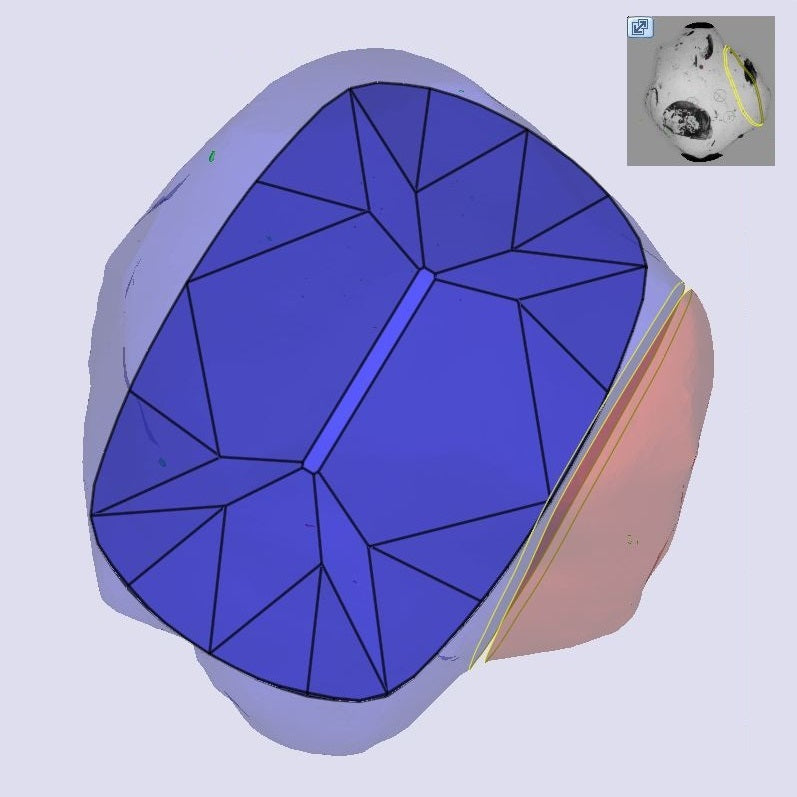 1.04ct | Champagne VS1 Cushion Shape Old Mine Cut Diamond (GIA) - Modern Rustic Diamond