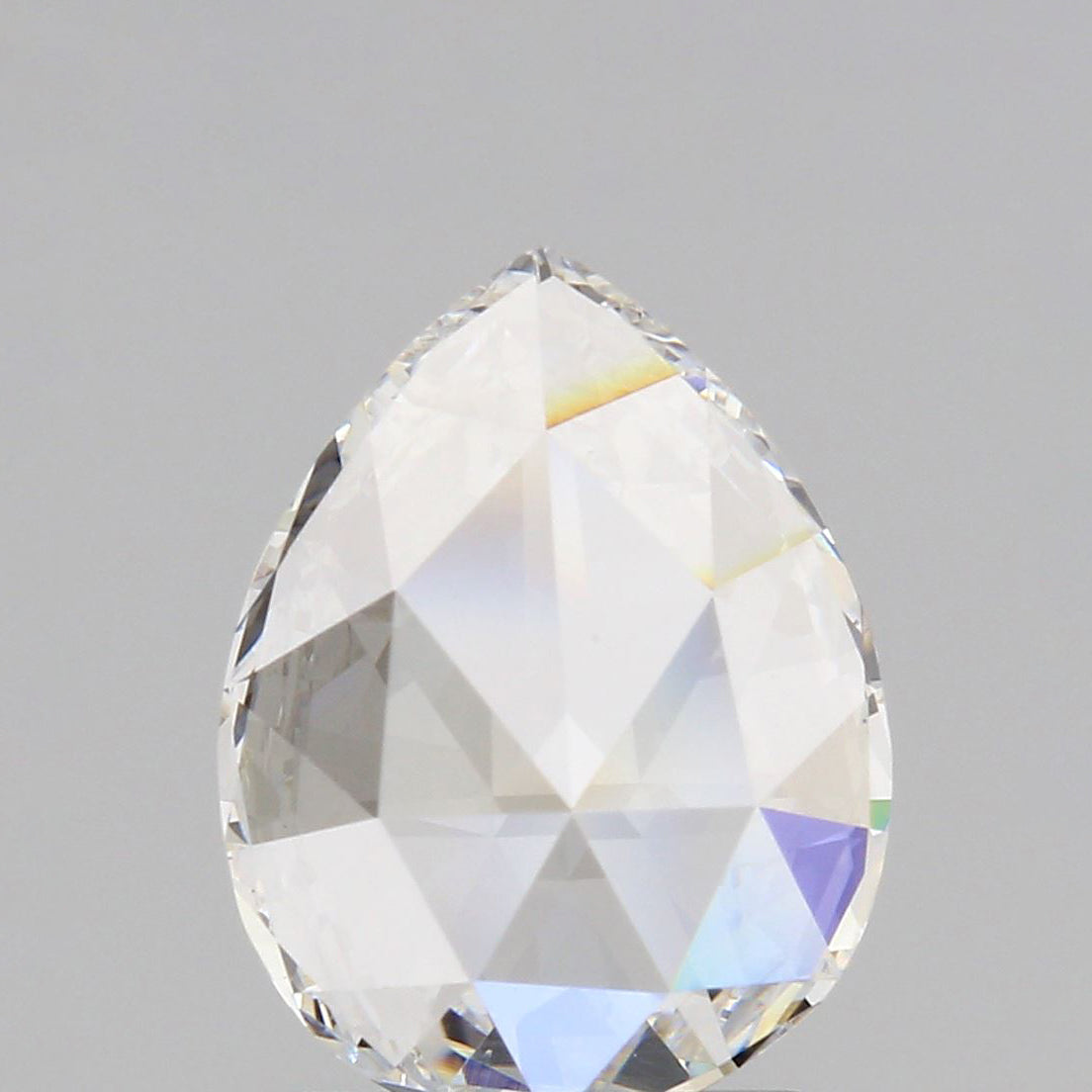 1.04ct | D/VS2 Pear Shape Rose Cut Diamond (GIA) - Modern Rustic Diamond