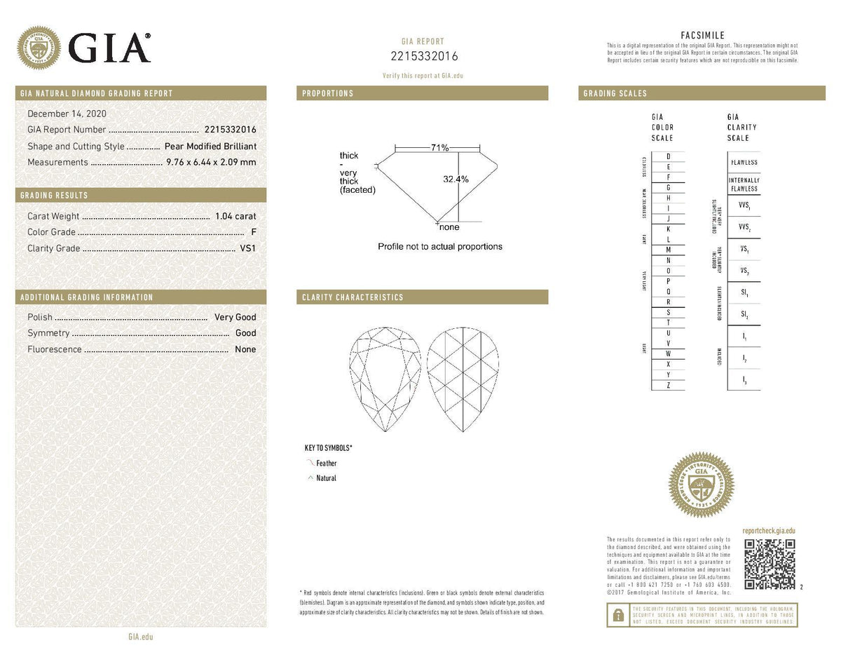 1.04ct | F/VS1 Pear Shape Rose Cut Diamond (GIA) - Modern Rustic Diamond