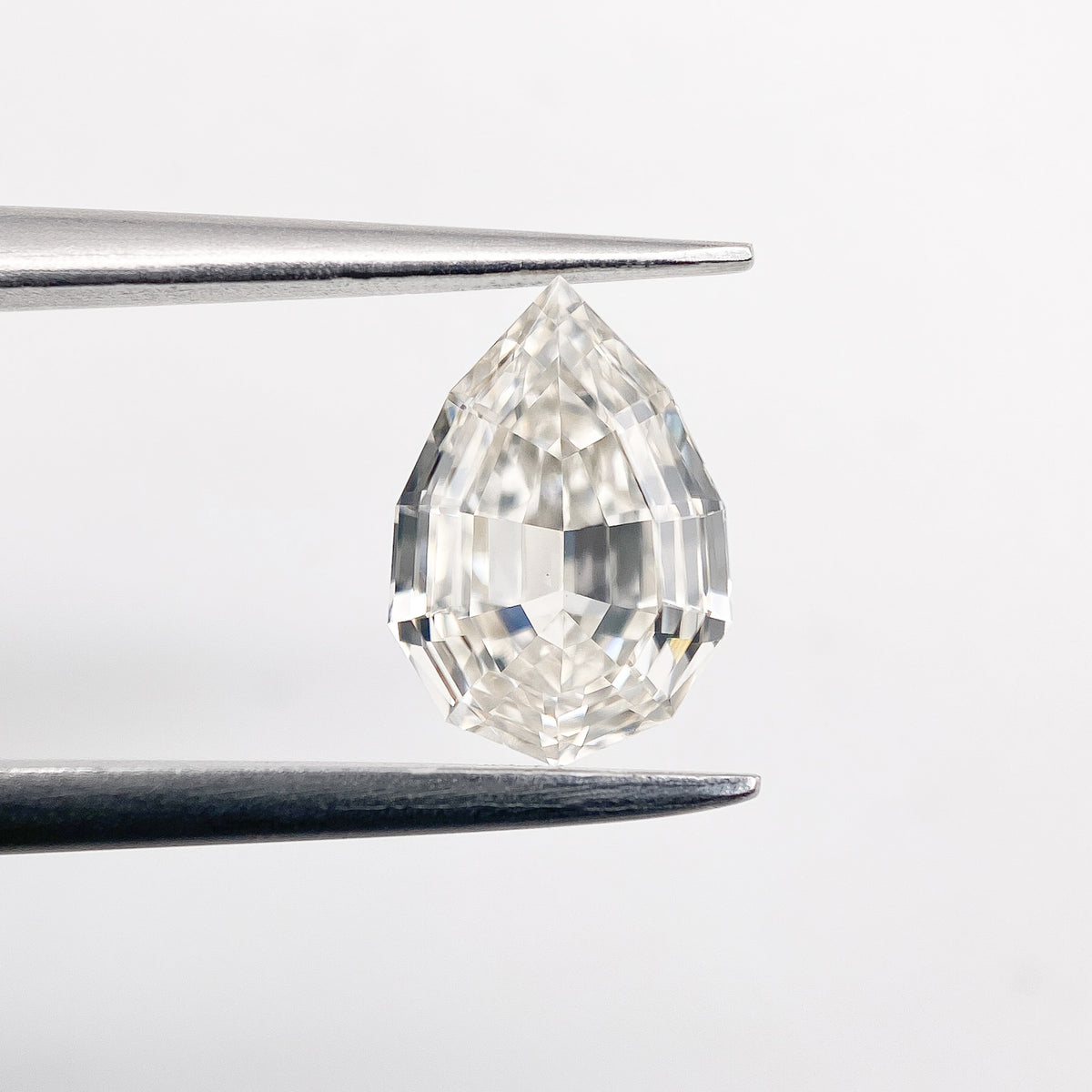 1.04ct | J/VS1 Pear Shape Step Cut Diamond (GIA) - Modern Rustic Diamond