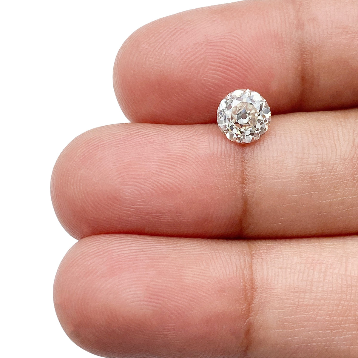 1.04ct | K/SI2 Round Shape Old European Cut Diamond (IGI) - Modern Rustic Diamond