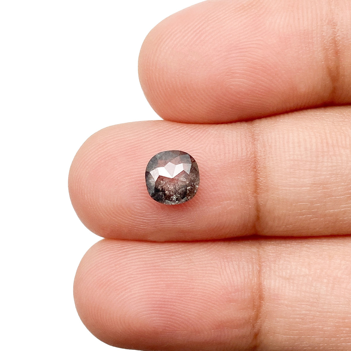 1.04ct | Rustic  Cushion Shape Rose Cut Diamond - Modern Rustic Diamond