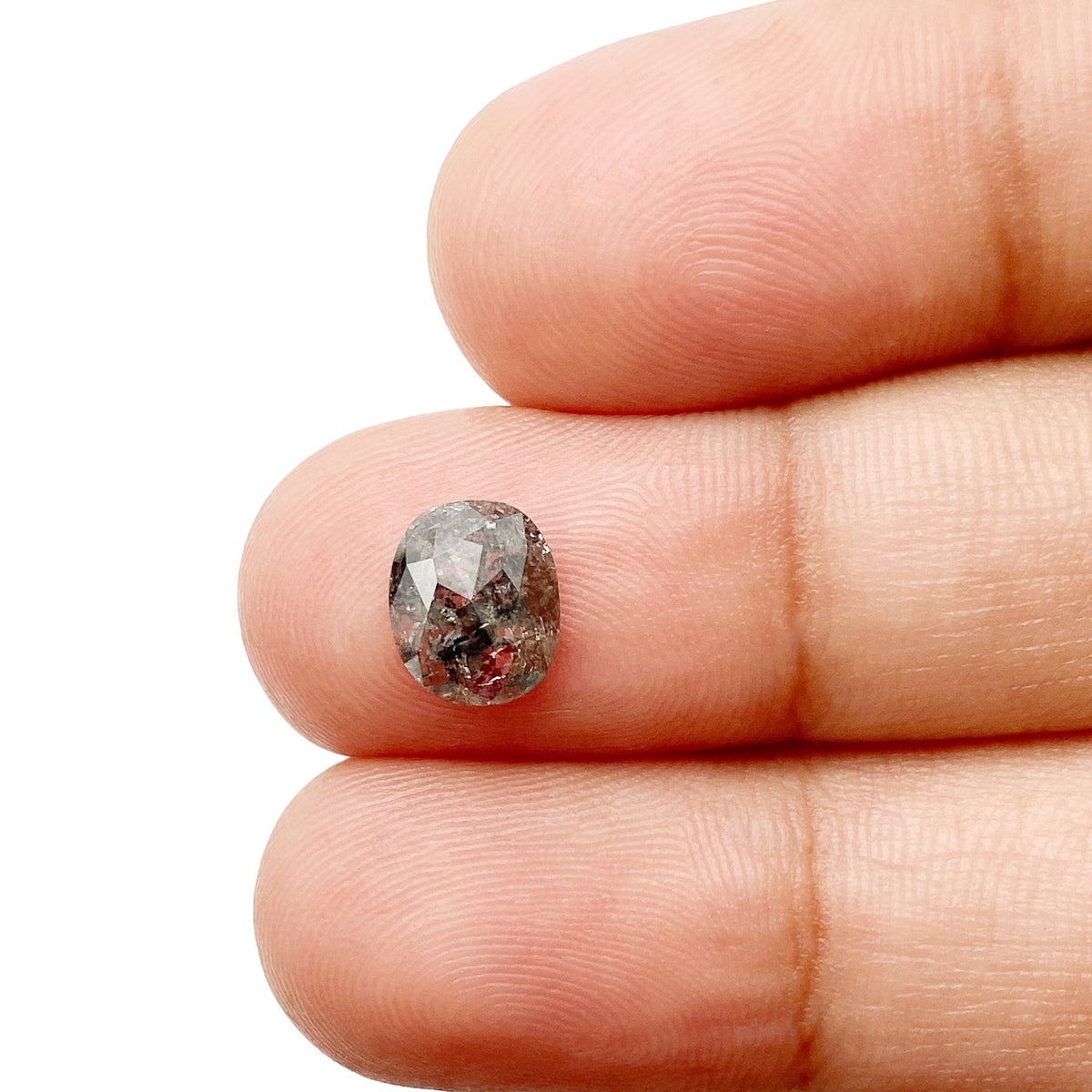 1.04ct | Rustic  Cushion Shape Rose Cut Diamond - Modern Rustic Diamond