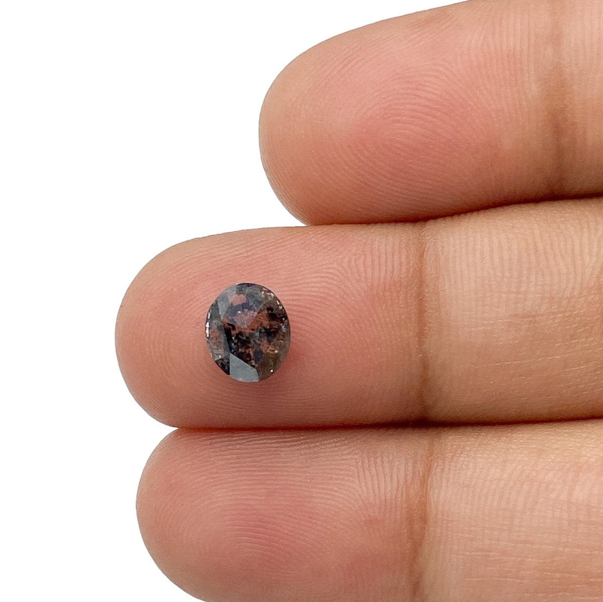1.04ct | Rustic Oval Shape Rose Cut Diamond - Modern Rustic Diamond