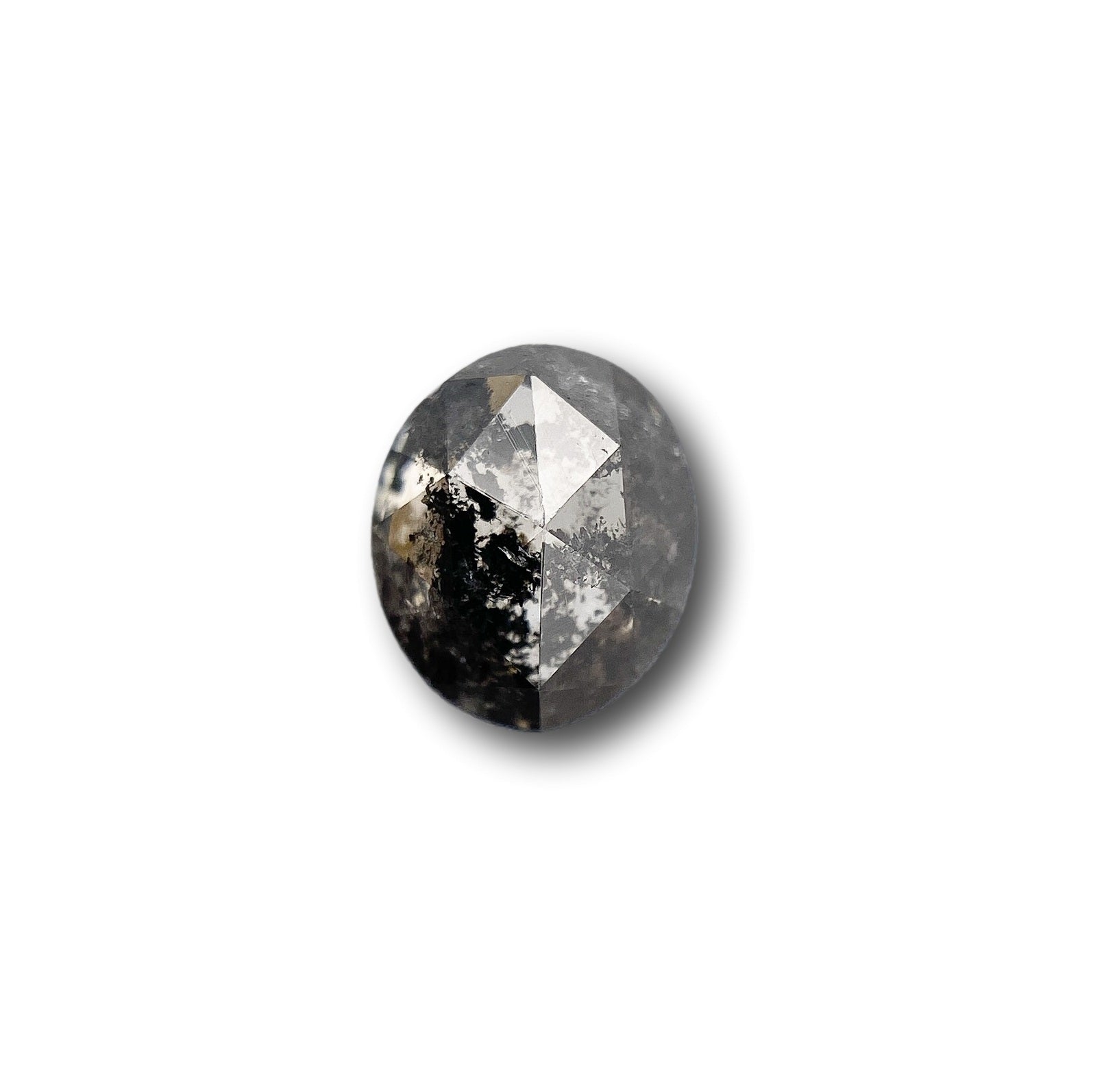 1.04ct | Rustic Oval Shape Rose Cut Diamond - Modern Rustic Diamond