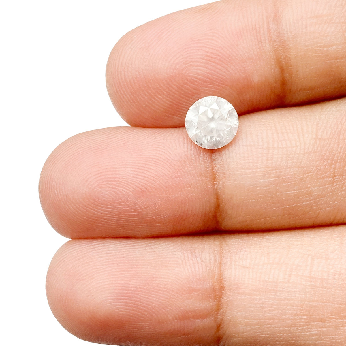 1.04ct | Rustic Round Shape Brilliant Cut Diamond - Modern Rustic Diamond