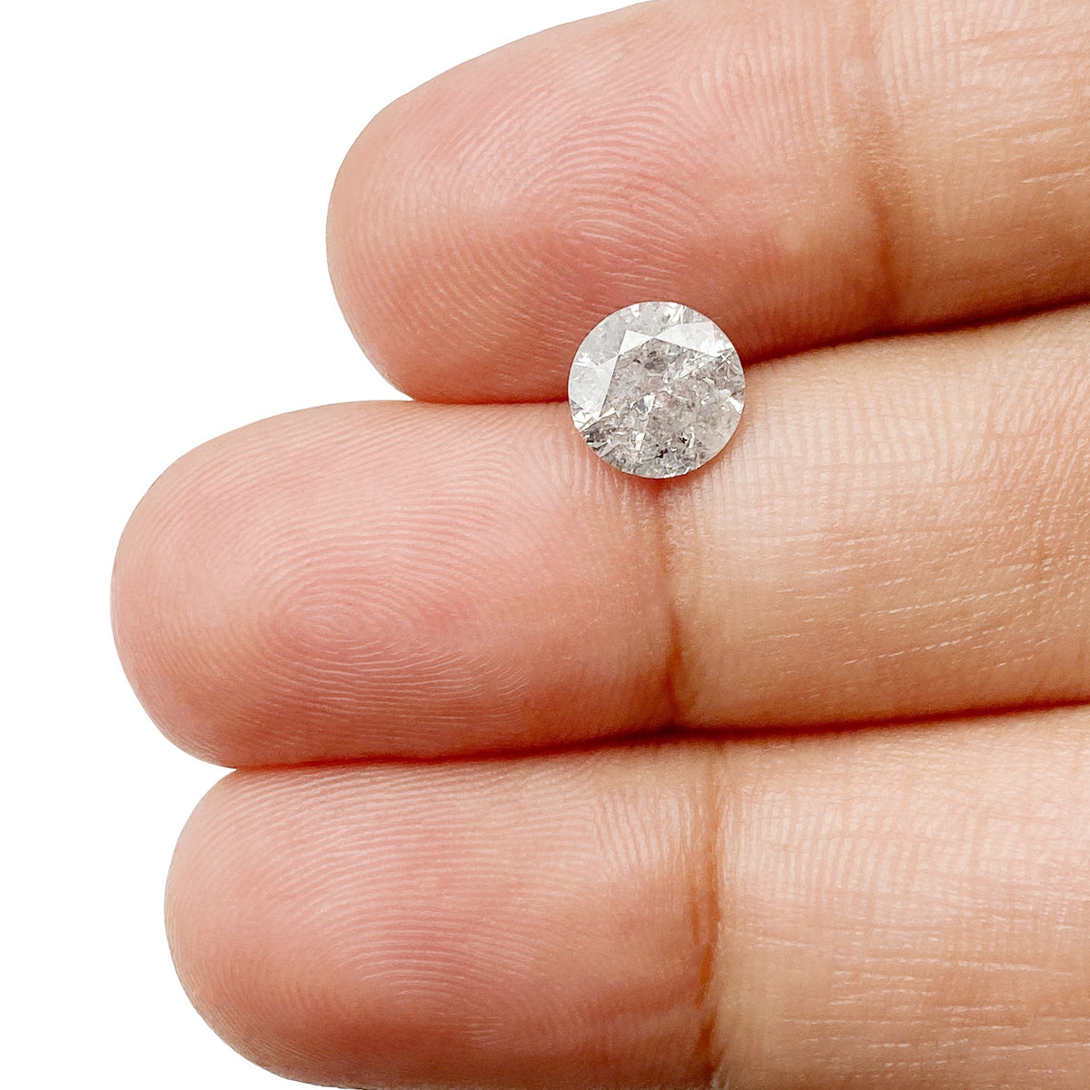1.04ct | Rustic  Round Shape Brilliant Cut Diamond - Modern Rustic Diamond