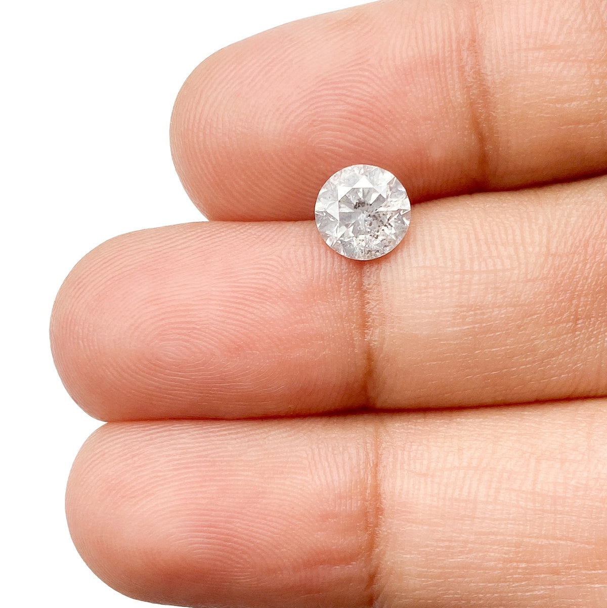1.04ct | Rustic Round Shape Brilliant Cut Diamond - Modern Rustic Diamond